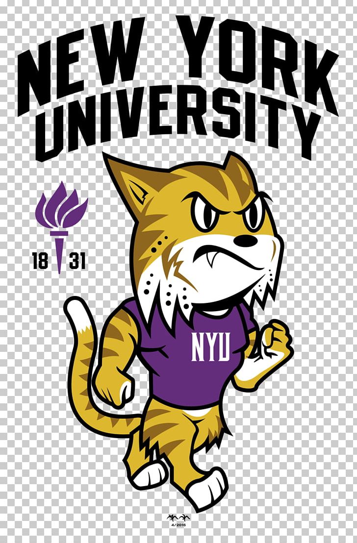 New York University School Of Law NYU Violets Men's Basketball New York University Tandon School Of Engineering Tisch School Of The Arts PNG, Clipart, Artwork, Bobcat, Cartoon, College, Elmer Holmes Bobst Library Free PNG Download