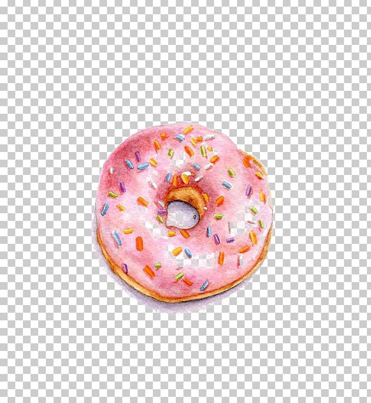 Doughnut Watercolor Painting Illustration PNG, Clipart, Baking, Cake, Canvas, Cartoon, Dessert Free PNG Download