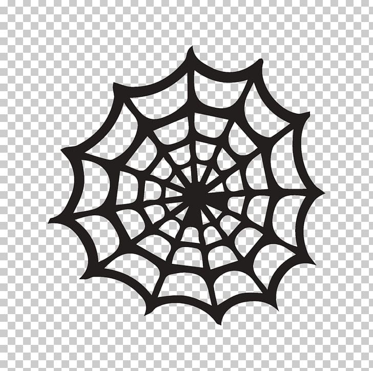 Spider Web Silhouette PNG, Clipart, Area, Black, Black And White, Circle, Craft Free PNG Download