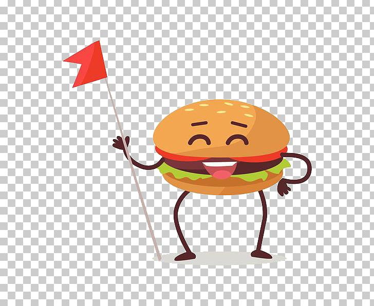 Hamburger Cheeseburger Fast Food Cartoon PNG, Clipart, American Flag, Bread, Burger, Character, Cheeseburger Free PNG Download
