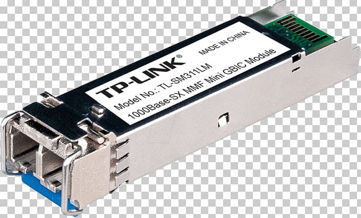 Small Form-factor Pluggable Transceiver Gigabit Ethernet TP-Link Single-mode Optical Fiber Gigabit Interface Converter PNG, Clipart, Electrical Connector, Electronic Device, Local Area Network, Miscellaneous, Module Free PNG Download