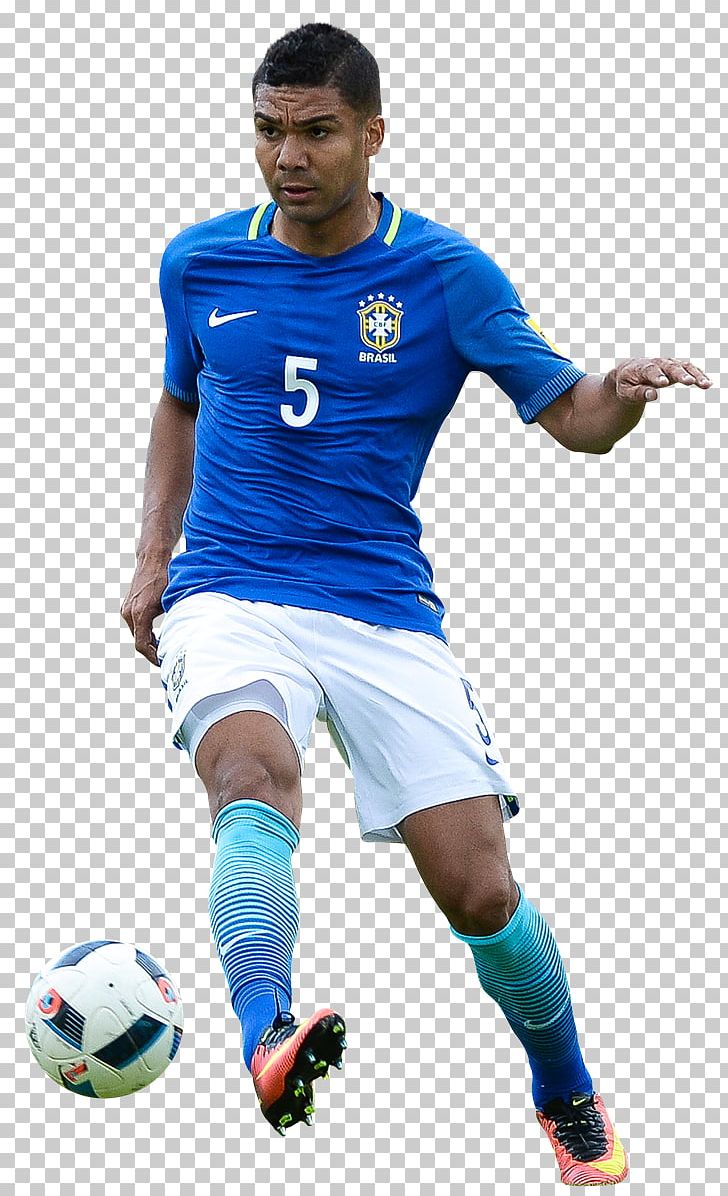 Casemiro Football Soccer Player FIFA World Cup Real Madrid C.F. PNG, Clipart, Association Football Referee, Ball, Blue, Casemiro, Clothing Free PNG Download