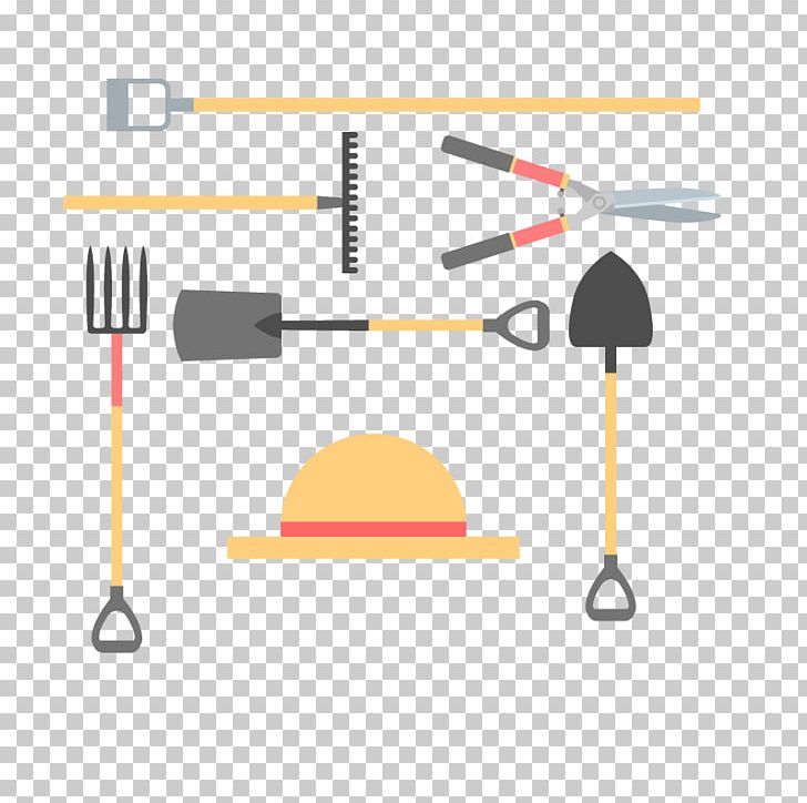 Gardening Tool Shovel Hoe PNG