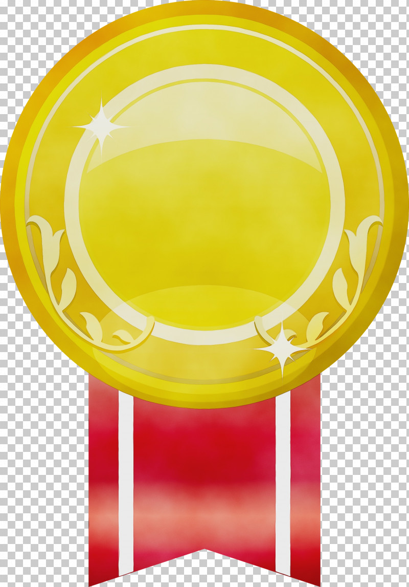 Yellow Table Tableware Circle Dishware PNG, Clipart, Blank Badge, Circle, Dishware, Gold Badge, Paint Free PNG Download