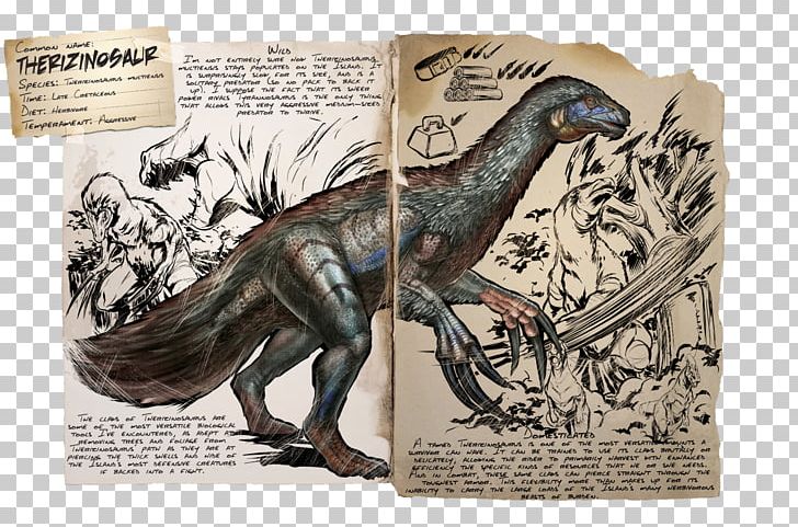 ARK: Survival Evolved Therizinosaurus Pegomastax Dinosaur Troodon PNG, Clipart, Ark Survival, Ark Survival Evolved, Claw, Dinosaur, Dossier Free PNG Download