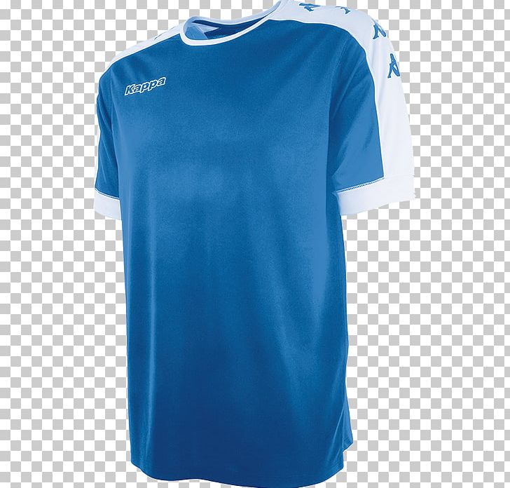 Sleeve T-shirt Sports Fan Jersey Kappa Clothing PNG, Clipart, Active Shirt, Blue, Clothing, Cobalt Blue, Cycling Jersey Free PNG Download