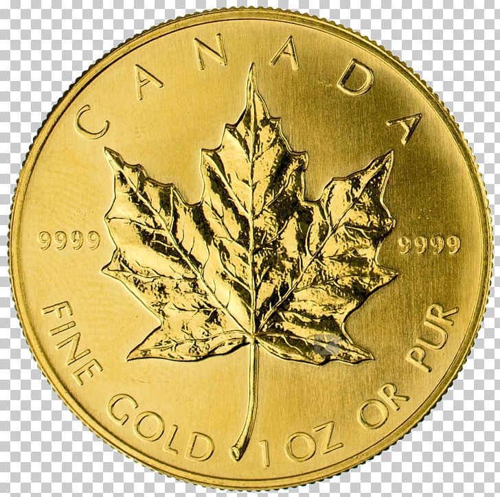 Canadian Gold Maple Leaf Ounce Obverse And Reverse PNG, Clipart, Ancient Greek Coinage, Aureus, Bullion Coin, Canadian Gold Maple Leaf, Canadian Maple Leaf Free PNG Download