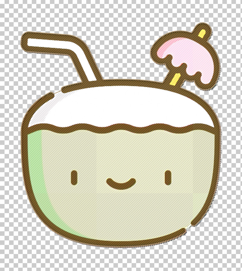 Food Icon Coconut Icon Tropical Icon PNG, Clipart, Cartoon, Coconut Icon, Facial Expression, Food Icon, Head Free PNG Download