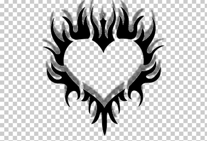 Abziehtattoo Heart Flame PNG, Clipart, Abziehtattoo, Black And White, Color, Computer, Computer Wallpaper Free PNG Download