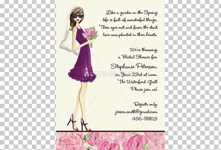 Wedding Invitation Bridal Shower Bride Wedding Dress Greeting & Note Cards PNG, Clipart, Bridesmaid, Dress, Fashion Illustration, Floral Design, Flower Free PNG Download