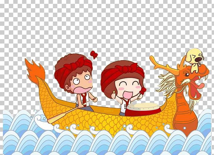 Traditional Chinese Holidays Dragon Boat Festival U7aefu5348 PNG, Clipart, Cartoon, Cartoon Hand Painted, Child, Computer Wallpaper, Couple Free PNG Download