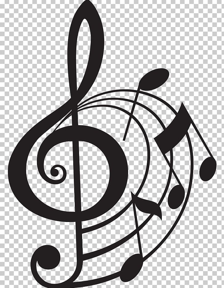 Musical Note Clef Drawing Musical Theatre PNG, Clipart, Artwork, Black And White, Circle, Clef, Drawing Free PNG Download