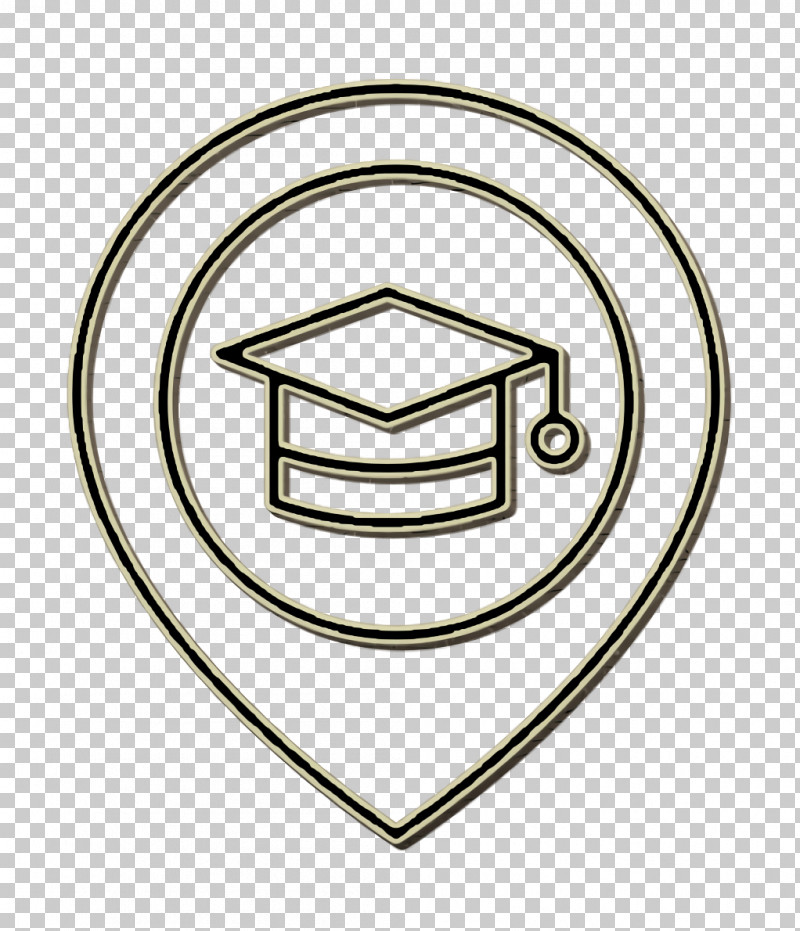 School Icon Place Icon PNG, Clipart, Circle, Coloring Book, Emblem, Place Icon, School Icon Free PNG Download