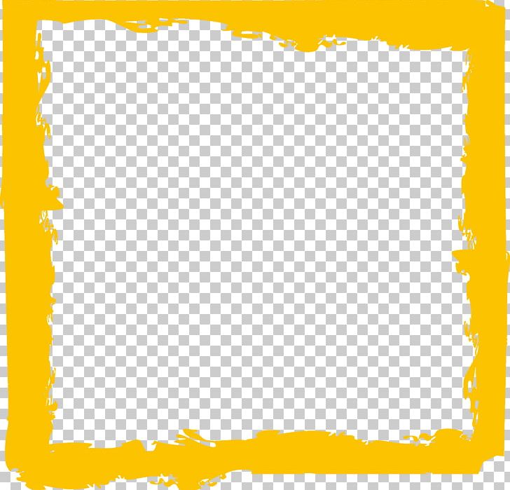 Yellow Area Pattern PNG, Clipart, Area, Border, Border Frame, Border Vector, Brush Free PNG Download
