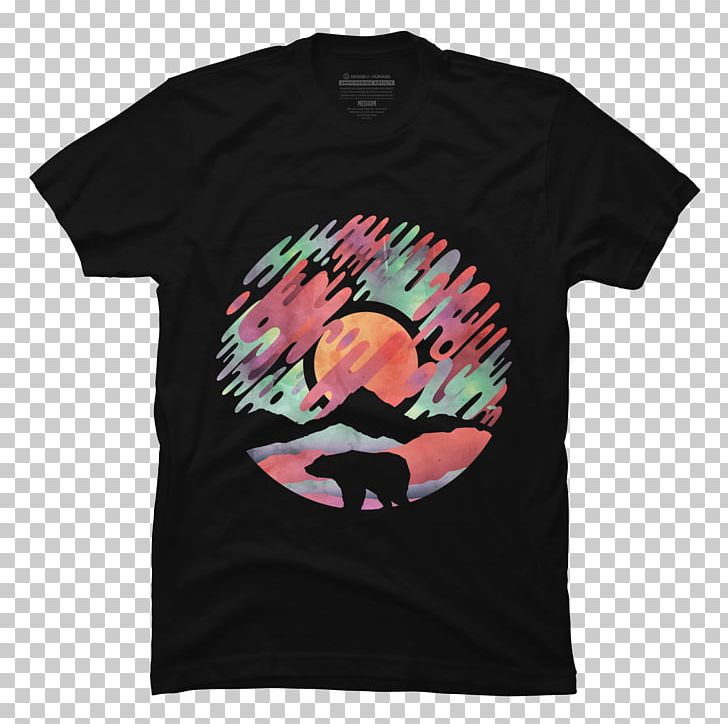 T-shirt Hoodie Sleeve Clothing PNG, Clipart, Active Shirt, Aurora, Bear, Bear Men, Black Free PNG Download