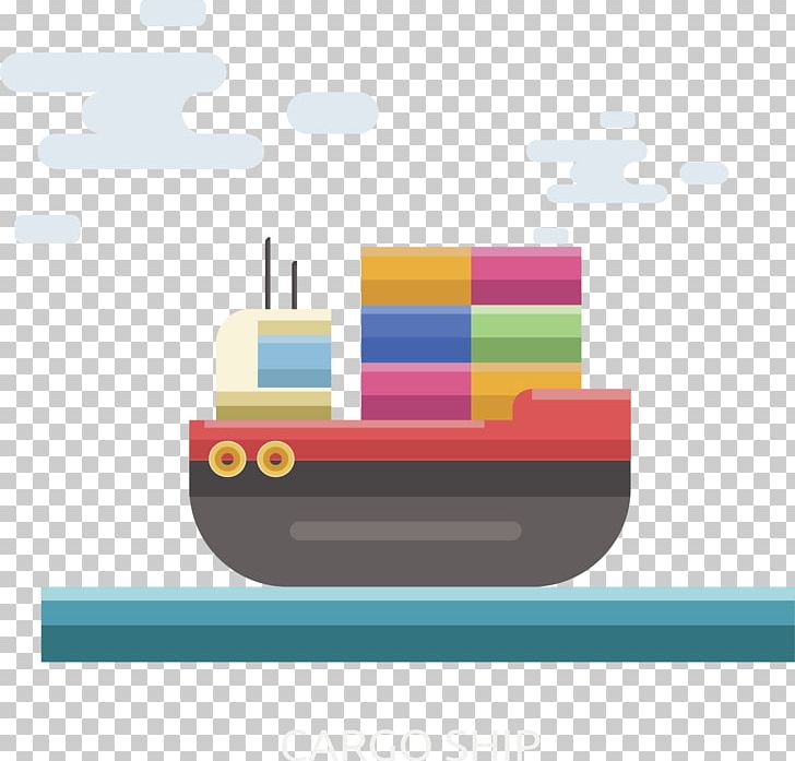 Intermodal Container Cargo Port PNG, Clipart, Adobe Illustrator, Along The Way, Business Ship, Cargo Ship, Colorful Background Free PNG Download