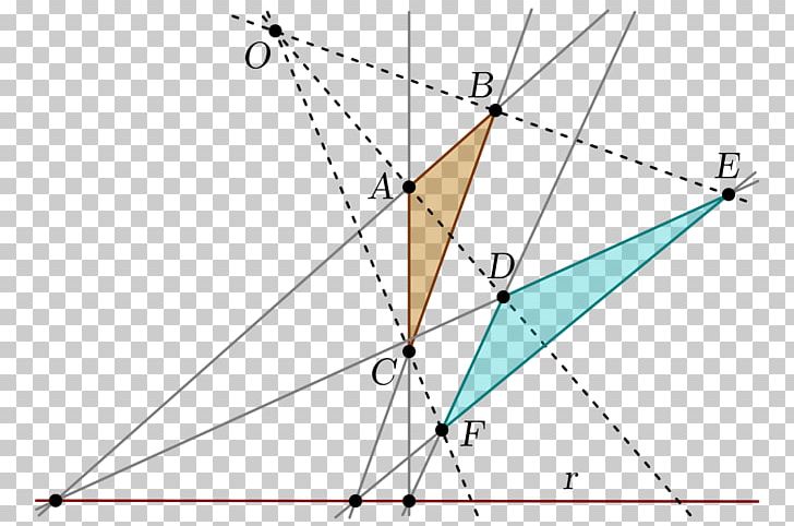 Projective Geometry Mathematics Desargues's Theorem Euclidean Geometry PNG, Clipart, Angle, Area, Circle, Desarguess Theorem, Diagram Free PNG Download