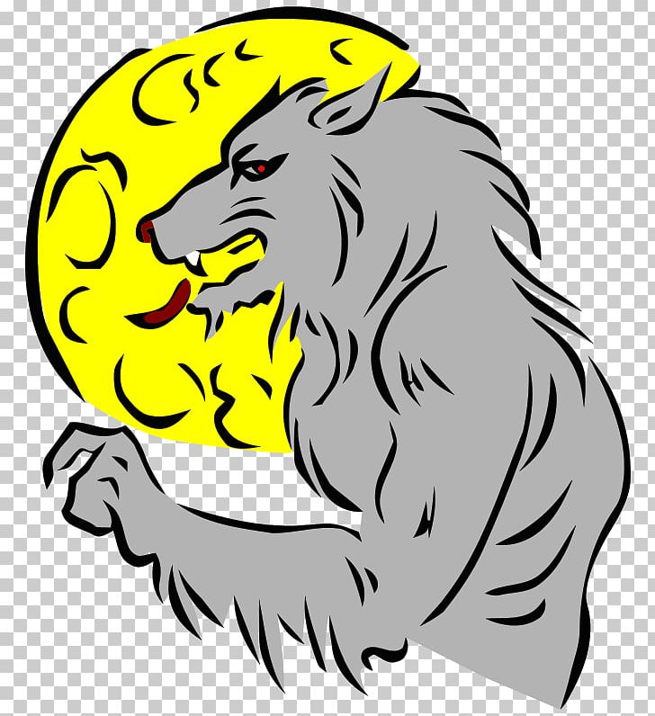 Werewolf Drawing Coloring Book PNG, Clipart, Art, Big Cats, Black, Carnivoran, Cat Like Mammal Free PNG Download