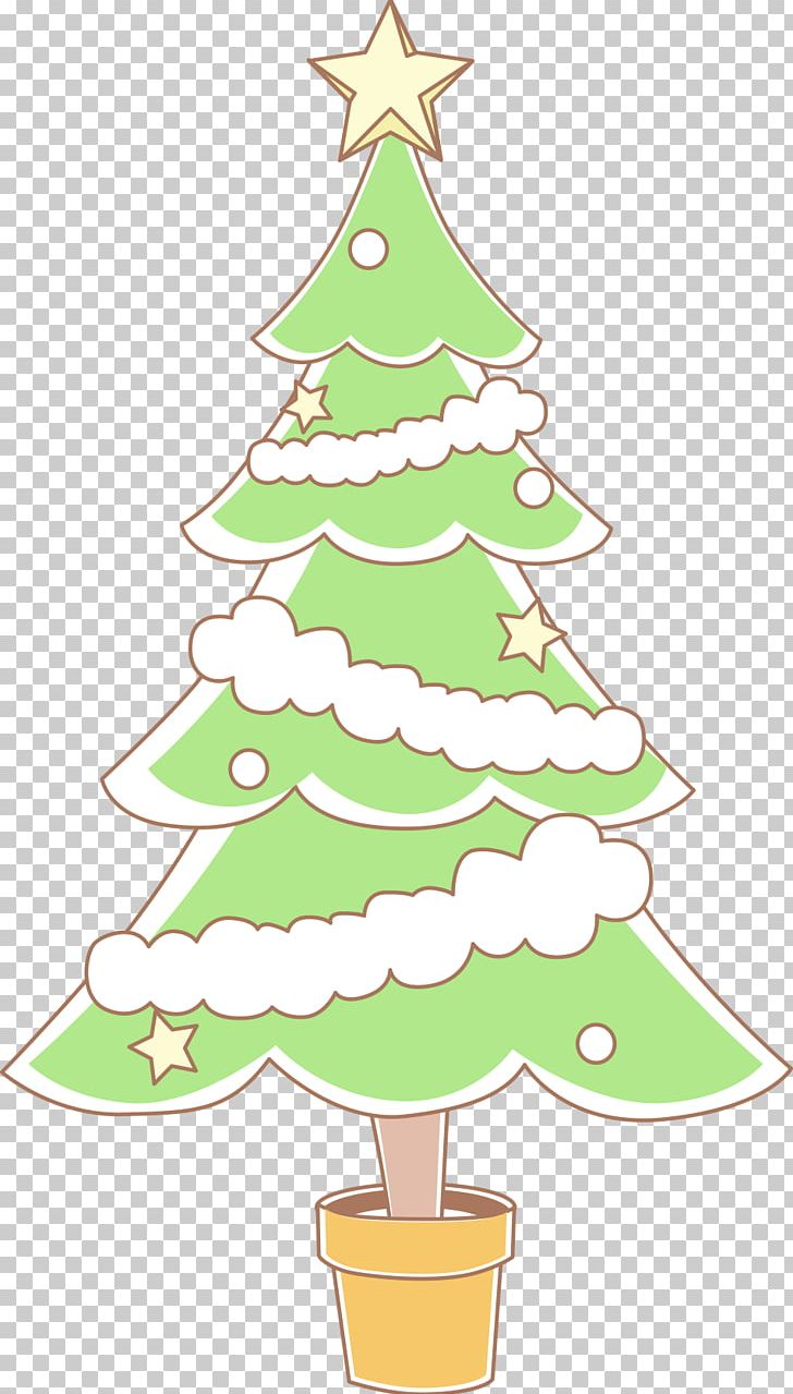 Christmas Tree Green Forest PNG, Clipart, Cartoon, Cartoon Painted Tree, Christmas, Christmas Decoration, Christmas Frame Free PNG Download