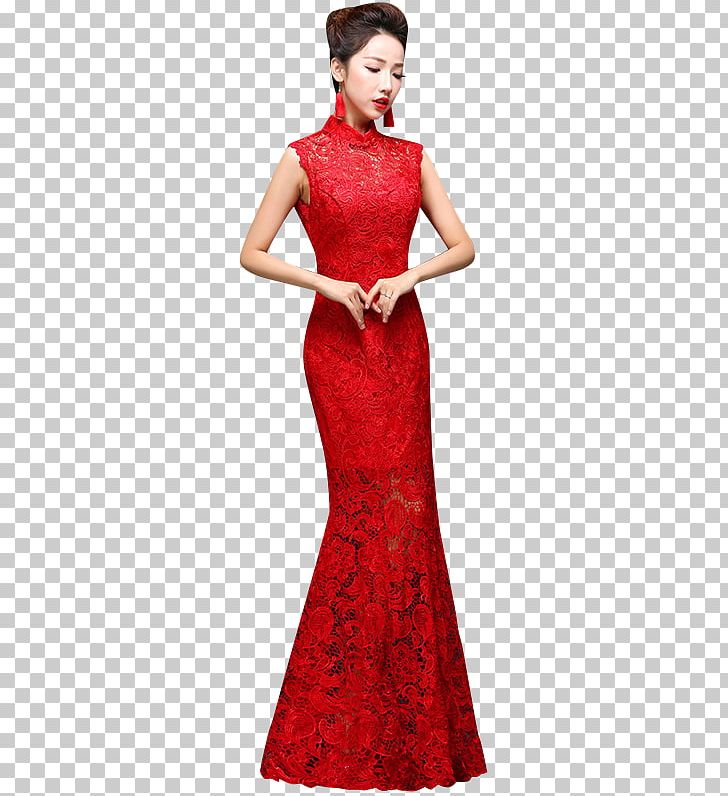 Wedding Dress Evening Gown Cheongsam Bride PNG, Clipart, Ball Gown, Bridal Party Dress, Bride, Bridesmaid, Cheongsam Free PNG Download