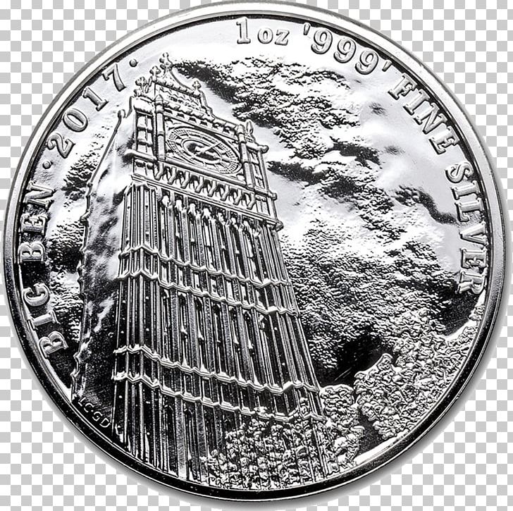 Big Ben Tower Bridge Landmarks Of Britain Bullion Coin PNG, Clipart, 2017, Big Ben, Black And White, Bullion, Bullion Coin Free PNG Download