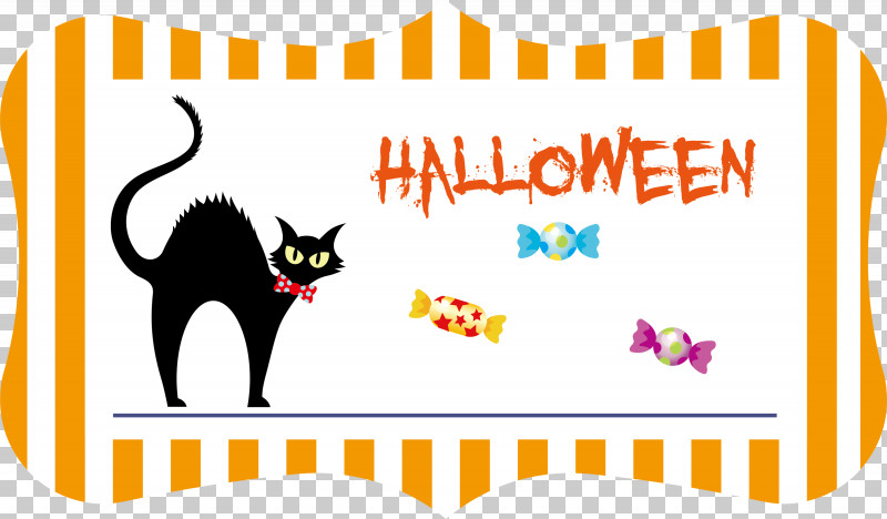 Happy Halloween Halloween PNG, Clipart, Cartoon, Cat, Catlike, Halloween, Happiness Free PNG Download