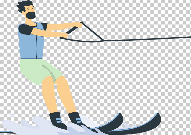 Ski Pole Angle Line Skiing Shoe PNG