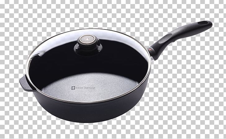 Frying Pan Non-stick Surface Swiss Diamond International Cookware Induction Cooking PNG, Clipart, Casserola, Chef, Cooking, Cookware, Cookware And Bakeware Free PNG Download