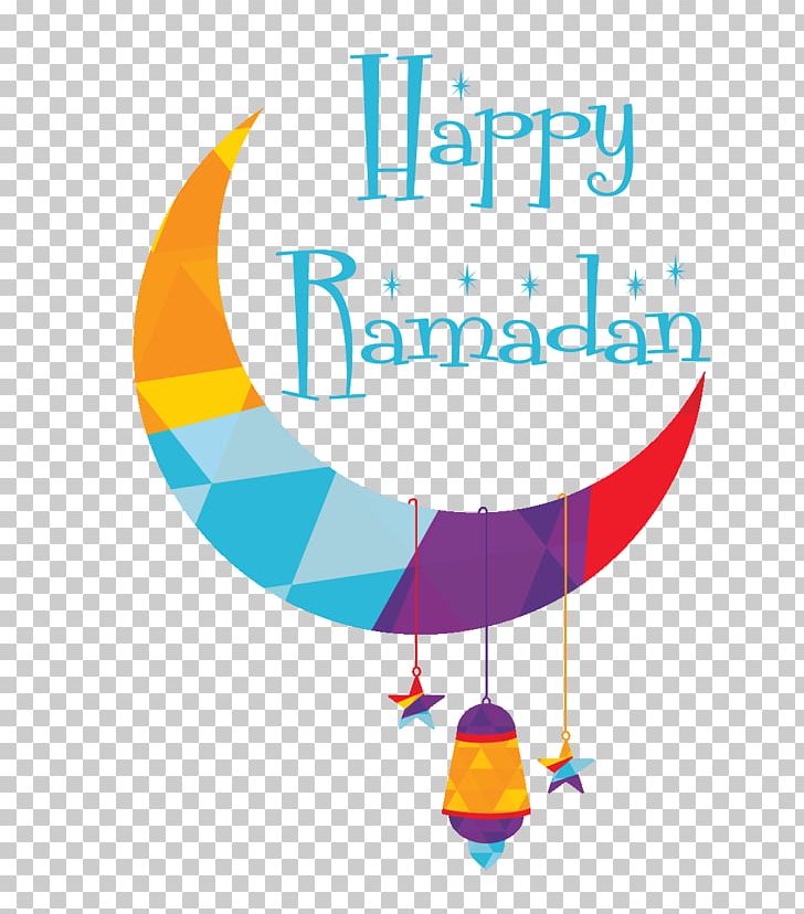 Happy Ramadan Moon Star Holiday . PNG, Clipart, Area, Art, Artwork, Beak, Birthday Free PNG Download