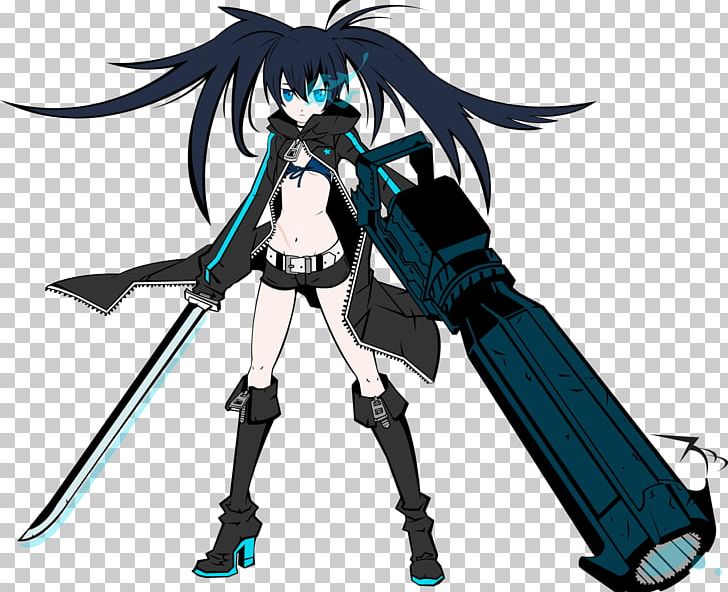Black Rock Shooter Hatsune Miku Vocaloid Drawing PNG, Clipart, Action Figure, Anime, Blackrock, Black Rock Shooter, Character Free PNG Download
