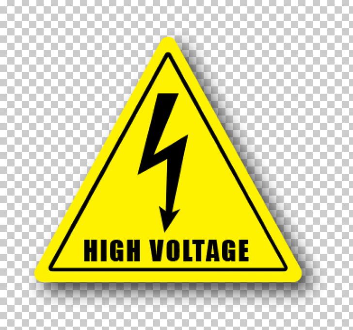 Warning Sign High Voltage Safety Hazard PNG, Clipart, Angle, Area, Arrow, Brand, Hazard Free PNG Download