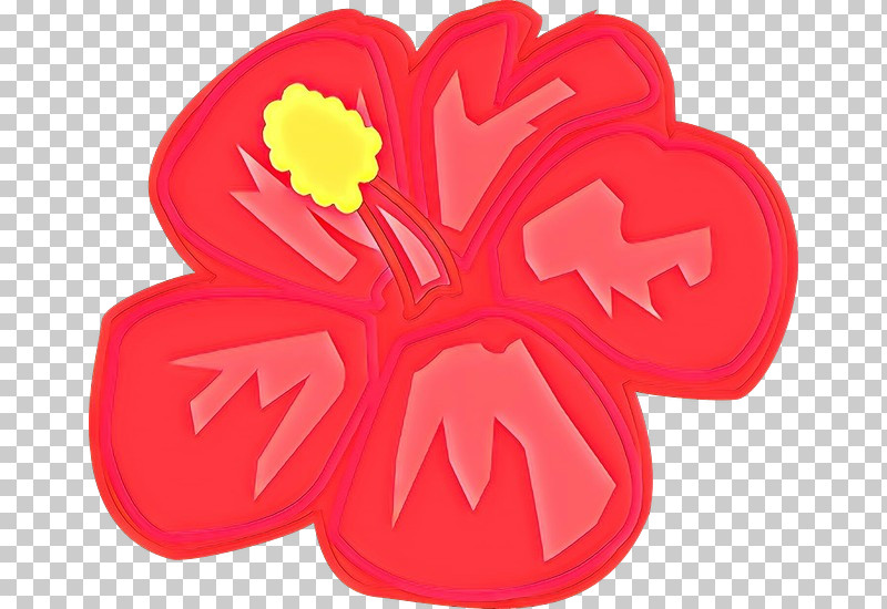 Red Leaf Petal Hibiscus Flower PNG, Clipart, Flower, Herbaceous Plant, Hibiscus, Leaf, Mallow Family Free PNG Download