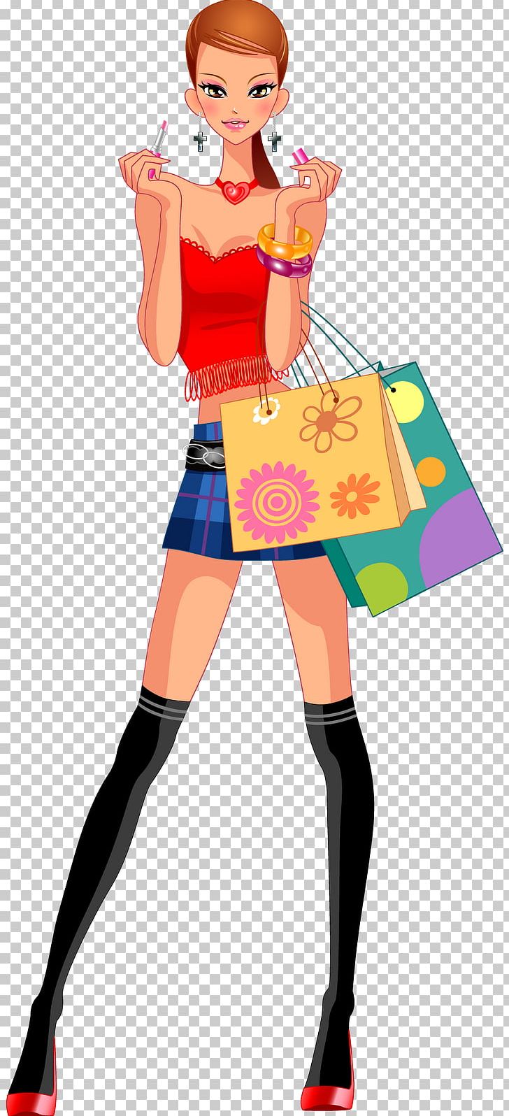 Shopping Woman PNG, Clipart, Art, Clip Art, Clothing, Costume, Digital Image Free PNG Download