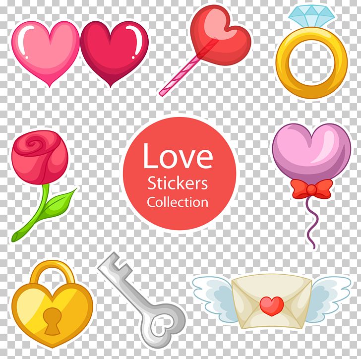 Love Sticker Material PNG, Clipart, Artwork, Balloon, Clip Art, Computer Icons, Flower Free PNG Download