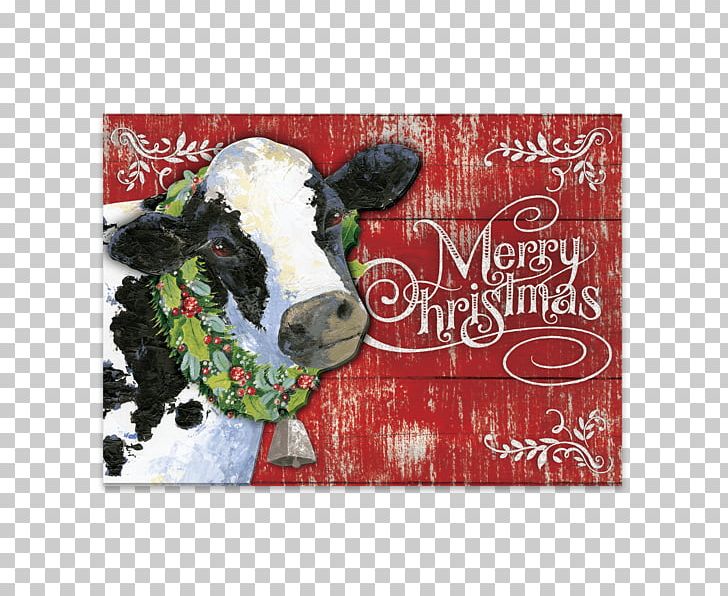 Christmas Card Greeting & Note Cards Farm PNG, Clipart, Birthday, Cattle, Cattle Like Mammal, Christmas, Christmas Card Free PNG Download