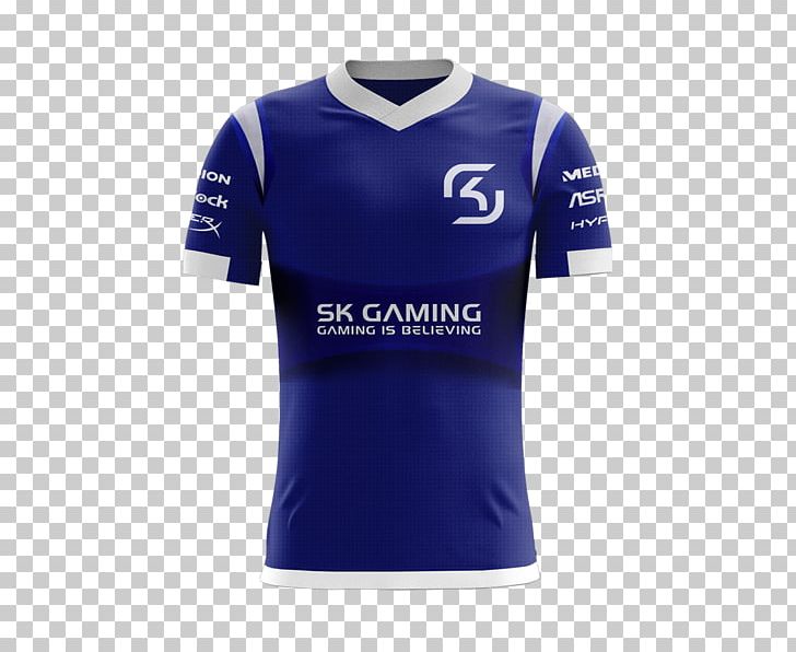 T-shirt Dota 2 Counter-Strike: Global Offensive SK Gaming Liverpool F.C. PNG, Clipart, Active Shirt, Blue, Brand, Clothing, Counterstrike Global Offensive Free PNG Download