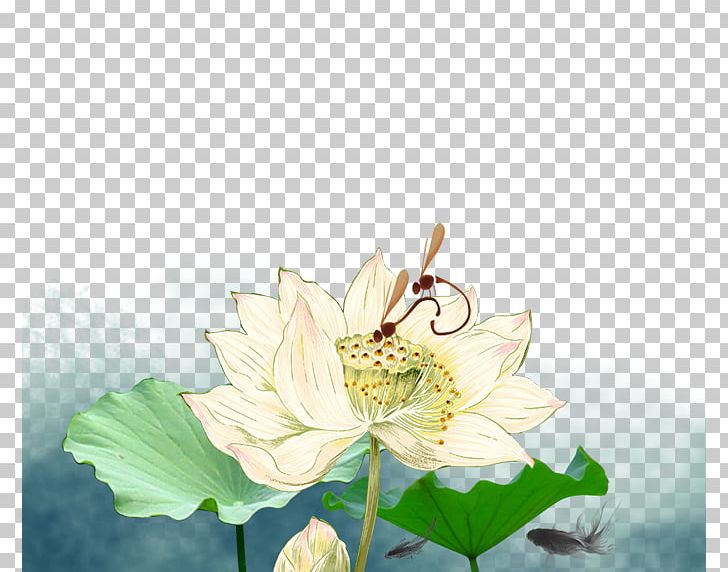 Nelumbo Nucifera Ink Wash Painting Chinoiserie PNG, Clipart, Aquatic Plant, Birdandflower Painting, Chinoiserie, Color Ink, Computer Wallpaper Free PNG Download