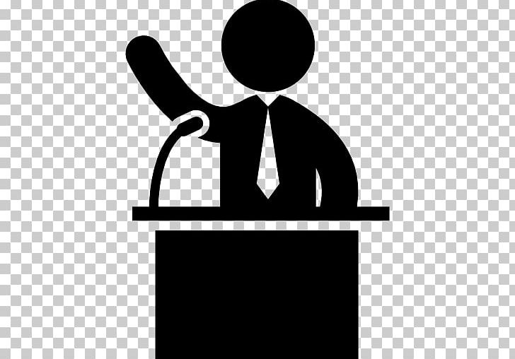Keynote Public Speaking Loudspeaker Computer Icons PNG, Clipart, Area, Audio Signal, Black, Black And White, Brand Free PNG Download