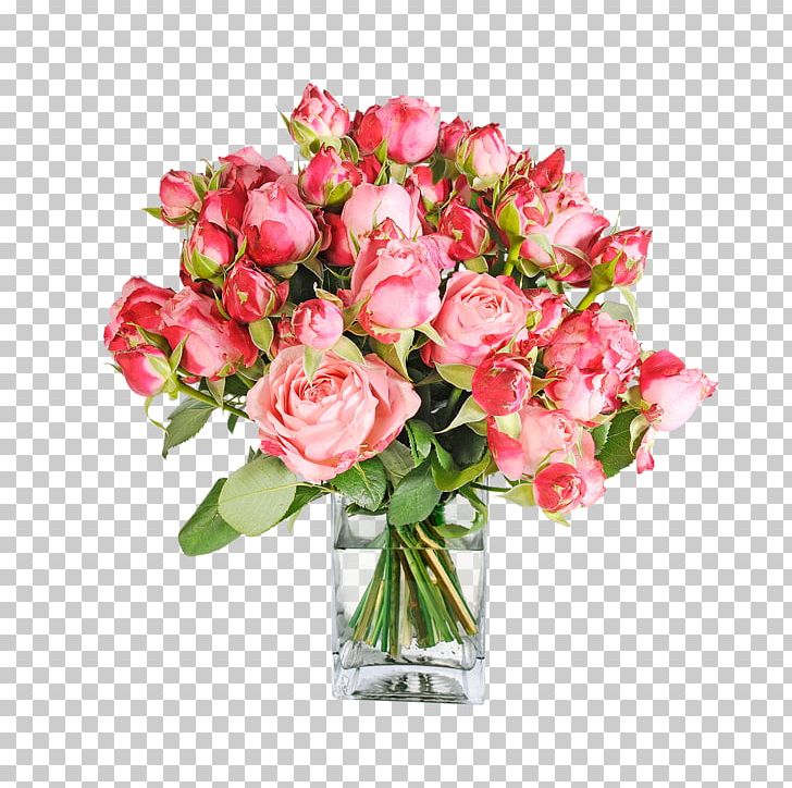Garden Roses Pink Flower Bouquet Cut Flowers Cabbage Rose PNG, Clipart, Arthur Rosa, Artificial Flower, Color, Cut Flowers, Floral Design Free PNG Download