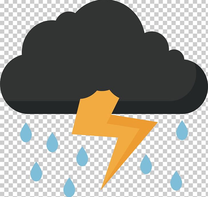 Thunder Lightning Png Clipart Blue Raindrops Clip Art Cloud Dark Clouds Decorative Patterns Free Png Download