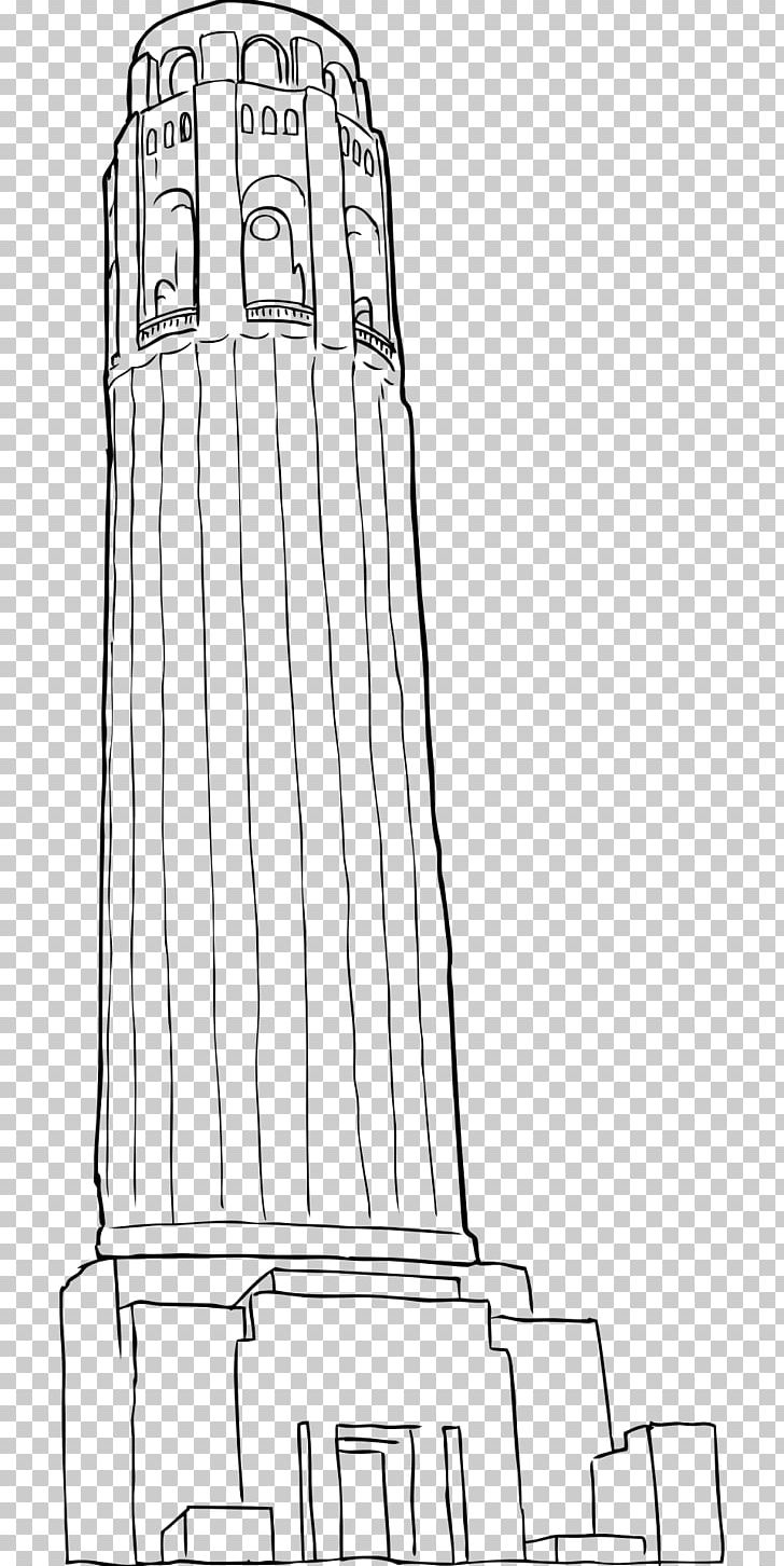 Willis Tower Coit Tower Line Art Eiffel Tower Petronas Towers PNG, Clipart, Angle, Architecture, Area, Artwork, Black And White Free PNG Download