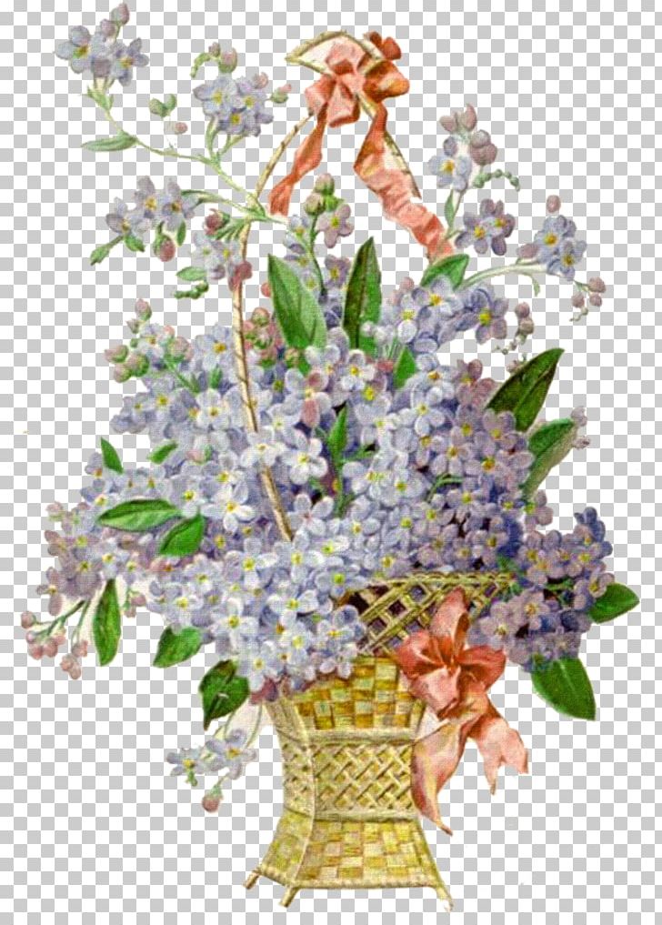 Cut Flowers Floristry Nosegay PNG, Clipart, Antique, Art, Basket, Blossom, Blue Free PNG Download