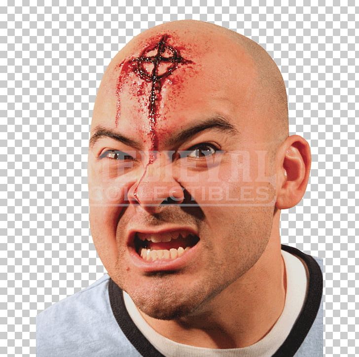 Halloween Costume Prosthesis Theatrical Makeup Forehead PNG, Clipart, Aggression, Cheek, Chin, Closeup, Clothing Accessories Free PNG Download