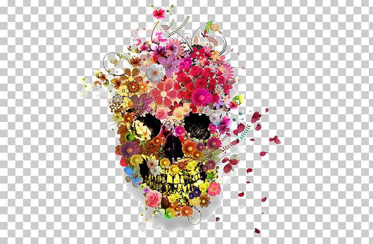 Human Skull Symbolism Flower Butterfly PNG, Clipart, Art, Body Jewelry, Butterflies And Moths, Calavera, Circle Free PNG Download