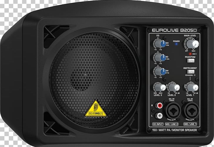 Loudspeaker Public Address Systems Powered Speakers Audio Behringer PNG, Clipart, Audio Equipment, Car Subwoofer, Electronic Device, Electronics, Miscellaneous Free PNG Download