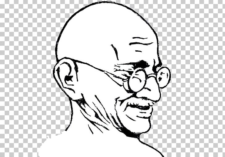 gandhiji colouring pages