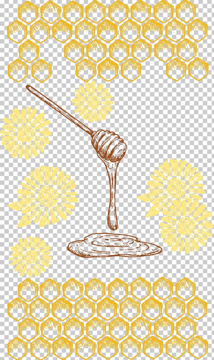 Honeycomb Euclidean Vecteur PNG, Clipart, Area, Beehive, Bees Honey, Chrysanthemum, Download Free PNG Download