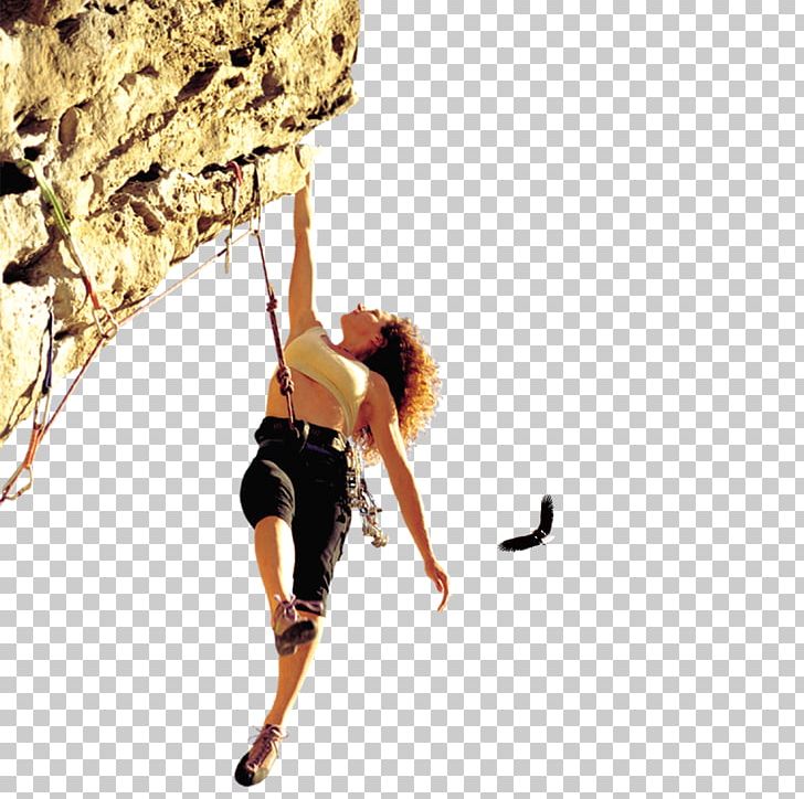 women rock climbing clip art