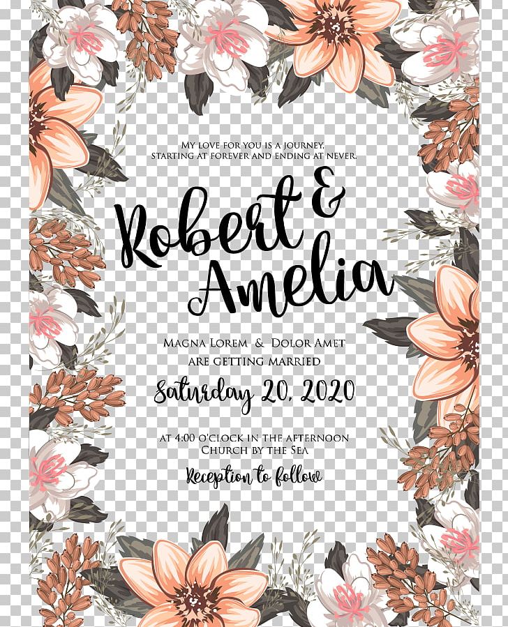 Wedding Invitation Marriage Flower Floral Design PNG, Clipart, Color, Design, Encapsulated Postscript, Flower Arranging, Flowers Free PNG Download