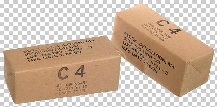 C-4 Plastic Explosive Explosive Material Semtex PNG, Clipart, Binder, Box, C 4 Plastic Explosive, Carton, Cosmetic Packaging Free PNG Download
